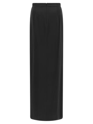 Max Mara Black Silk Mini Skirt
