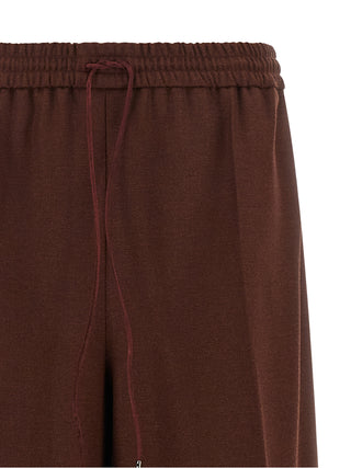 Max Mara Brown Wool Casual Pants