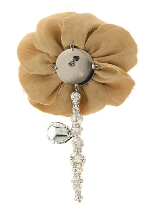 Magda Butrym Beige Brass Earrings
