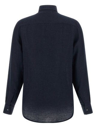 XACUS Blue Viscose Blouse