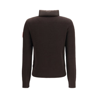 Canada Goose Brown Wool Oves Aries Full-Length Jacket
