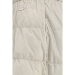 Moncler Beige Nylon Midi Skirt