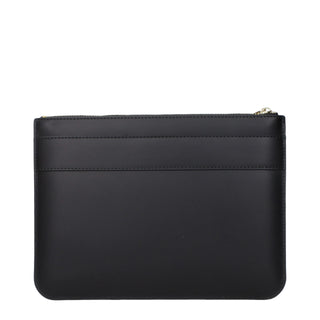 Comme Des Garçons Black Leather Clutch Bag