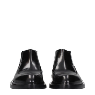 Jil Sander Black Leather Ankle Boots