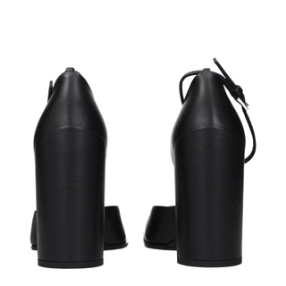 Alaïa Black Leather High Heel Pumps