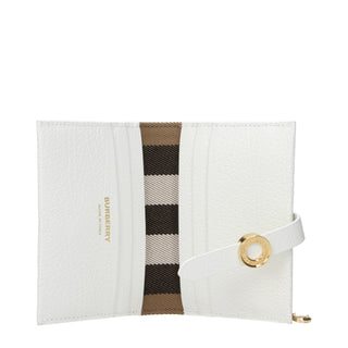 Burberry White Leather Wallet
