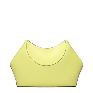 Givenchy Yellow Leather Clutch Bag