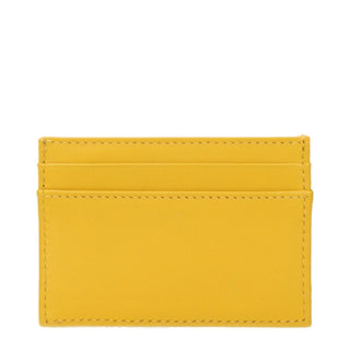 Versace Yellow Leather Cardholder
