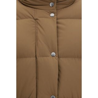 Woolrich Brown Goose Down Full-Length Jacket