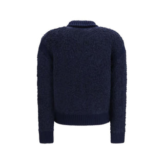 Jacob Cohen Blue Alpaca Vicugna Pacos Sweatshirt