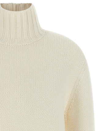 Fabiana Filippi White Virgin Wool Cardigan