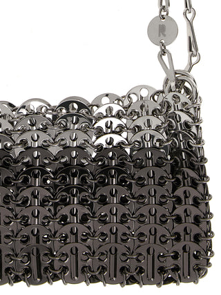 Paco Rabanne Silver Stainless Steel Shoulder Bag