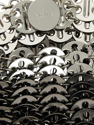 Paco Rabanne Silver Stainless Steel Shoulder Bag