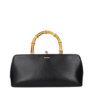 Jil Sander Black Leather Handbag