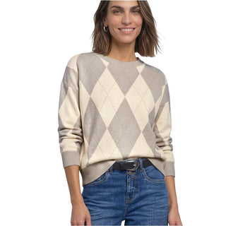 Street One Beige Polyester Sweatshirt