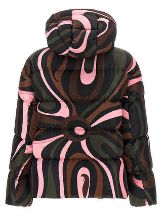 Emilio Pucci Multicolor Polyamide Full-Length Jacket