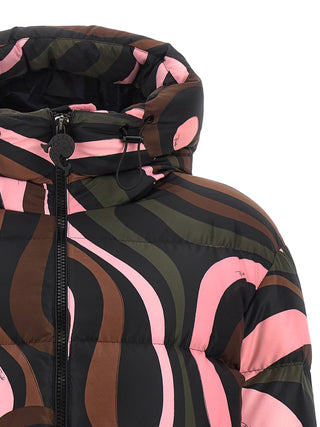 Emilio Pucci Multicolor Polyamide Full-Length Jacket