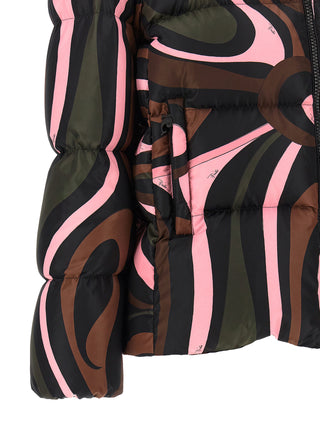 Emilio Pucci Multicolor Polyamide Full-Length Jacket