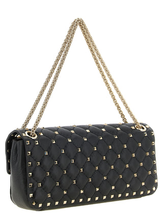 Valentino Garavani Black Goatskin Shoulder Bag