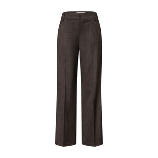 Street One Brown Polyester Casual Pants