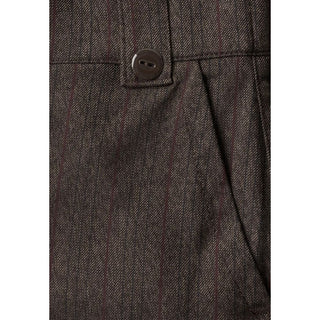 Street One Brown Polyester Casual Pants