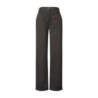 Street One Brown Polyester Casual Pants