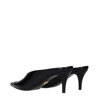 Stella McCartney Black Leather High Heel Pumps