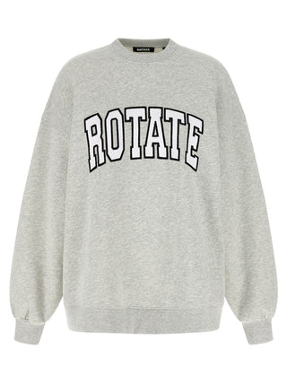 ROTATE BIRGER CHRISTENSEN Gray Cotton Sweatshirt