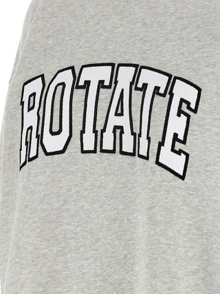ROTATE BIRGER CHRISTENSEN Gray Cotton Sweatshirt