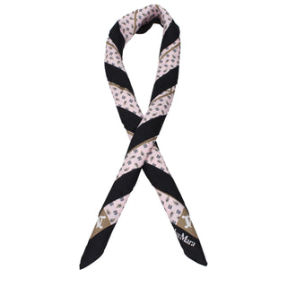 Max Mara Pink Silk Foulard
