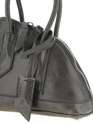 The Attico Gray Calfskin Handbag