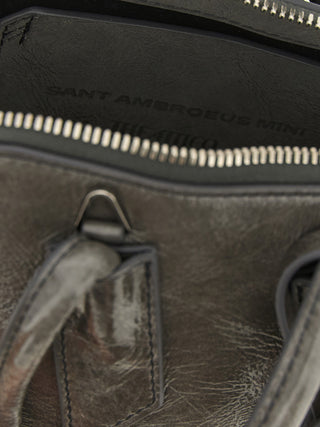 The Attico Gray Calfskin Handbag