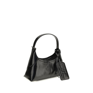Marc Jacobs Black Calf Leather Bos Taurus Shoulder Bag