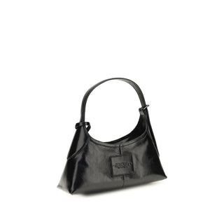 Marc Jacobs Black Calf Leather Bos Taurus Shoulder Bag