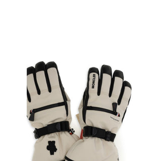 Moncler Grenoble Beige Polyamide Gloves