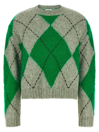 Ballantyne Bicolor Wool Cardigan