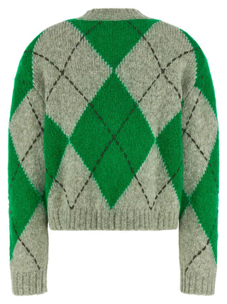 Ballantyne Bicolor Wool Cardigan