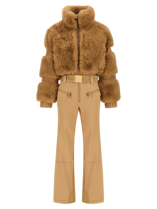 GOLDBERGH Beige Polyester Jumpsuit