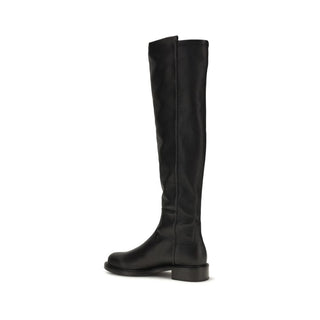 Stuart Weitzman Black Napa Leather / Calf Bos Taurus Over The Knee
