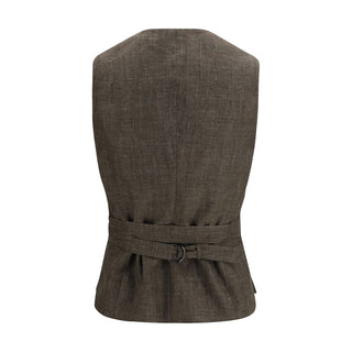 Brunello Cucinelli Brown Linen Blazer