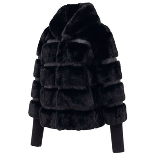 Baldinini Trend Black Polyester Women Jacket