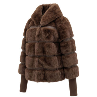 Baldinini Trend Brown Polyester Women Jacket