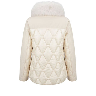 Baldinini Trend White Nylon Women Jacket
