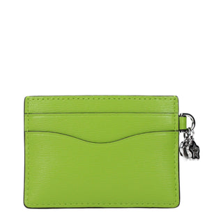 Tory Burch Green Leather Cardholder