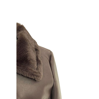 Baldinini Trend Brown Polyester Women Jacket