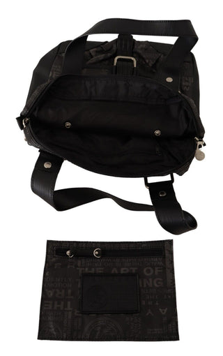 WAYFARER Black Printed Logo Shoulder Handbag Purse Bag
