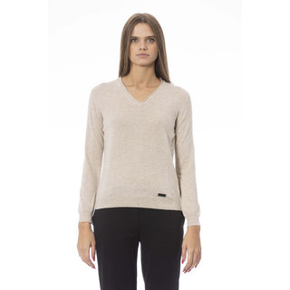 Baldinini Trend Beige Polyamide Women Sweater