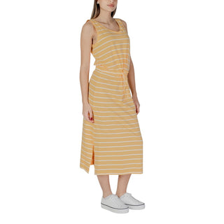 B.Young Multicolor Cotton Long Dress