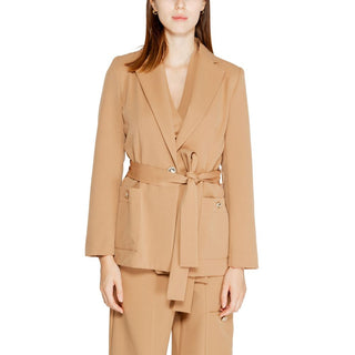 Rinascimento Beige Polyester Blazer