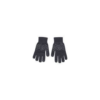 Pieces Gray Recycled Polyester Gloves